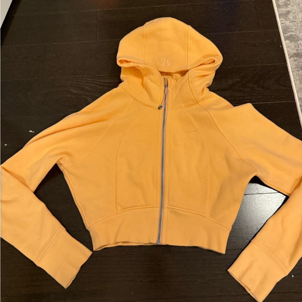lululemon athletica Women's Yellow Zip-Up Hoodie